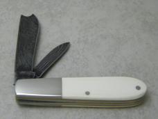 Remington Bullet USA 2009 Mammoth Ivory Damascus RB477-D The Veteran Razor Barlow Knife in Box
