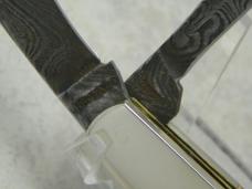Remington Bullet USA 2009 Stag Damascus RB473-D The Veteran Razor Barlow Knife in Box