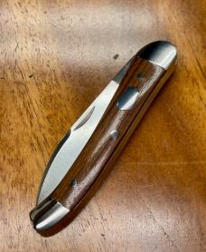 Rosecraft Blades French Broad Knife with Rosewood scales and Wharncliffe blade.