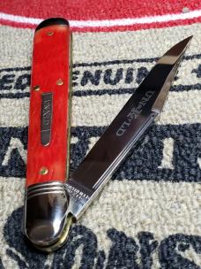 Great Eastern Cutlery 65 Red Jigged Bone, Indian Paint Brush Ben Hogan 651123 Knife, New in the Tube