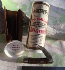 Great Eastern Cutlery Northfield 190120 Little Rattler Snakeskin Acrylic  Satin Blade NEW