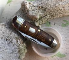 Great Eastern Cutlery Northfield 190120 Little Rattler Snakeskin Acrylic  Satin Blade NEW