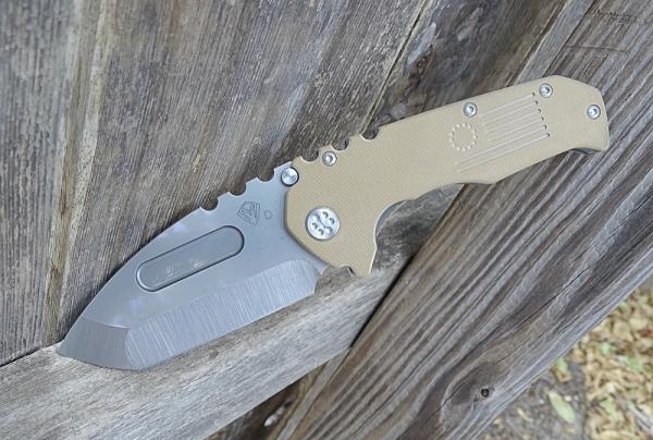 Medford Praetorian Scout Liner Lock Knife Coyote G-10 D2 Tanto Blade - NEW