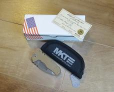 Medford Praetorian Scout Liner Lock Knife Coyote G-10 D2 Tanto Blade - NEW