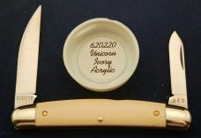GEC Tidioute Brand #620220 Easy Pocket Congress With Unicorn Ivory Acrylic Handles - New In Tube