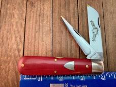 Great Eastern Cutlery Tidioute Bullhide Carver #86 Red Linen Micarta 2023