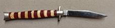 Presto Model 5500 Red Candystripe Bowtie Switchblade