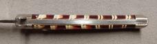 Presto Model 5500 Red Candystripe Bowtie Switchblade