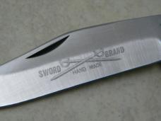 Camillus Stainless USA Sword Brand Imitation Stag #6 Folding Hunter Knife in Box