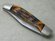 Camillus Stainless USA Sword Brand Imitation Stag #6 Folding Hunter Knife in Box