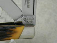 Camillus New York USA Sword Brand 1976 Imitation Stag #89 Large Stockman Knife in Box