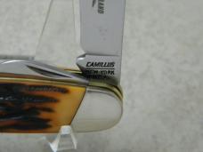 Camillus New York USA Sword Brand 1976 Imitation Stag #97 Camp Scout Utility Knife in Box