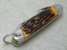 Camillus New York USA Sword Brand 1976 Imitation Stag #97 Camp Scout Utility Knife in Box