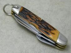 Camillus New York USA Sword Brand 1976 Imitation Stag #97 Camp Scout Utility Knife in Box