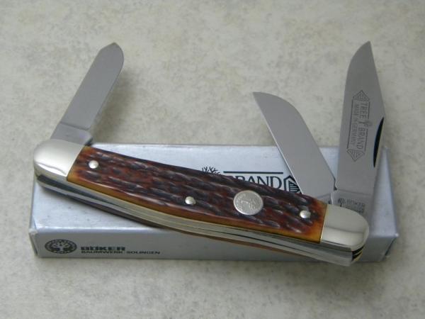 Boker Tree Brand Solingen, Germany 8573 Bone Stockman Knife in Box