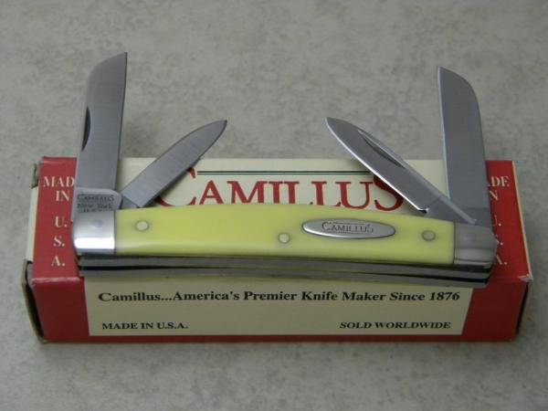 Camillus New York USA 712Y  "Yello-Jaket" Congress Knife in Box