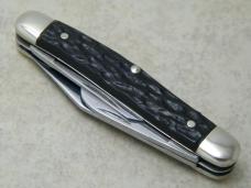 Boker Solingen Germany Tree Brand Jigged Black 7588 LTD Stockman Knife 1972 WISS