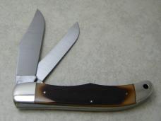 Schrade USA 25OT Delrin 2 Blade Folding Hunter Knife w/Pouch in Box