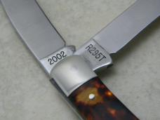 Remington Bullet 2002 R295T Tortoise Shell Trapper Knife in Box
