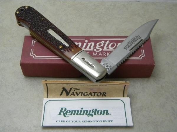 Remington USA 2000 Delrin R1630 The Navigator Lockback Bullet Knife in Box Remington USA 2000 Delrin R1630 The Navigator Lockback Bullet Knife in Box