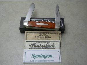Remington USA R4468 1997 Cocobolo Wood Lumberjack Bullet Knife in Box