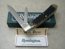 Remington UMC USA 2006 R1273B Trail Boss Bone Banana Trapper Knife in Box