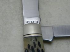 Remington USA 2004 R103B Bone "Old Reliable" Bullet Knife in Box