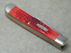 Case XX USA 2002 Dark Red Bone 6254 SS Trapper Knife in Box