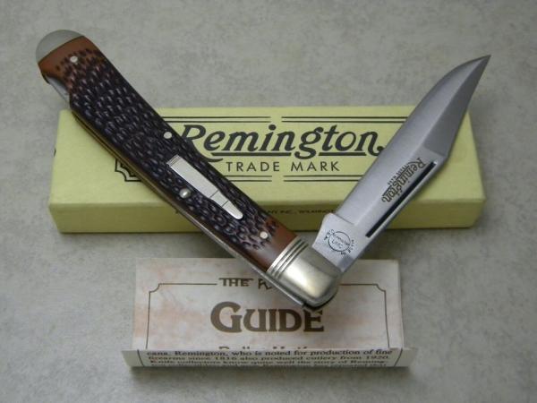 Remington USA 1992 Delrin R1253 Bullet "Guide" Lockback Knife in Box