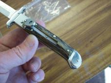 Vintage Hubertus Knife Guardian From Ritter Factory Stag/Antler Handles Swing Guard UNUSED!