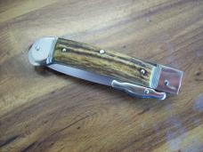 Vintage Hubertus Knife Guardian From Ritter Factory Stag/Antler Handles Swing Guard UNUSED!