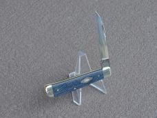 Case Mini Trapper Folding Knife 60511 Blue Denim Canvas Stainless Steel Blade - New