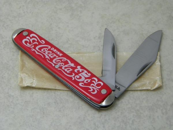USA Drink Coca-Cola 5 Cents Red Jack Knife USA Drink Coca-Cola 5 Cents Red Jack Knife