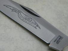 Parker Cut. Co. Surgical Steel Japan Second Cut Stag Folding Hunter Knife in Box