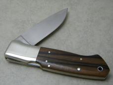 Parker Custom Series YS-1 Ebony Drop Hunter Lockback Knife in Box Handmade by J.M.G.