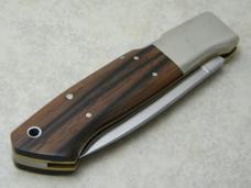 Parker Custom Series YS-1 Ebony Drop Hunter Lockback Knife in Box Handmade by J.M.G.