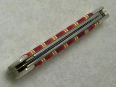 Boker Solingen Germany Tree Brand 2525 Candy Stripe Trapper Knife in Box