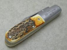 Russell Green River Works Solingen Germany Stag Barlow Knife in Box