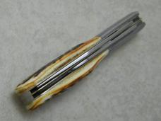 Russell Green River Works Solingen Germany Stag Barlow Knife in Box