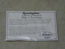 Remington Collectors Series Mother of Pearl Canoe Knife in Box