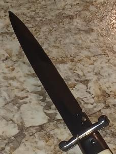 Frank B. 11" Camel Bone  swinguard. 