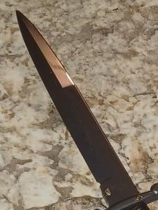 Frank B. 11" Camel Bone  swinguard. 