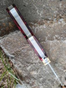 Wicked Custom 10 1/4 ECC Gravity Knife by Rubens Blades  Ambidextrous 