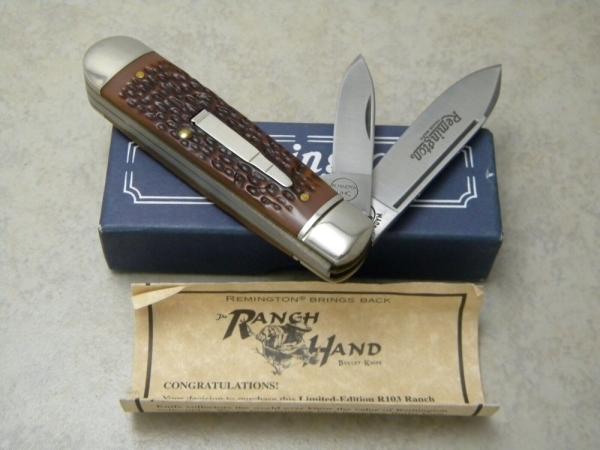 Remington Bullet USA 1999 Delrin R103 Ranch Hand Knife in Box