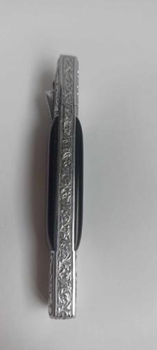  Armenian switch blade engrave with a unique mechanics with Damascus blade 9 inchs