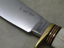 Marbles USA MSA Woodcraft Custom 2003 Stag Fixed Blade Sheath Knife NIB