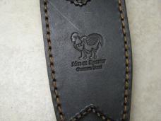 Hen and Rooster Germany Steel Polished Stag FIxed Blade Knife New in Sheath