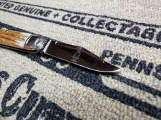 Great Eastern Cutlery Northfield UN-X-LD 681221 White Owl Cowhide Jigged Pocket Knife New in Tube.