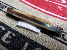 Great Eastern Cutlery Northfield UN-X-LD 681221 White Owl Cowhide Jigged Pocket Knife New in Tube.