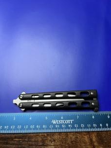 Bear and Son USA Butterfly 4" Blade Black